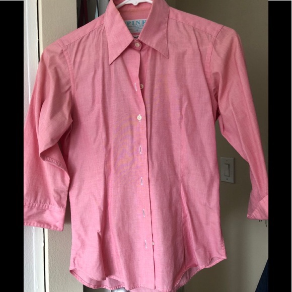 Pink Collared Button Down